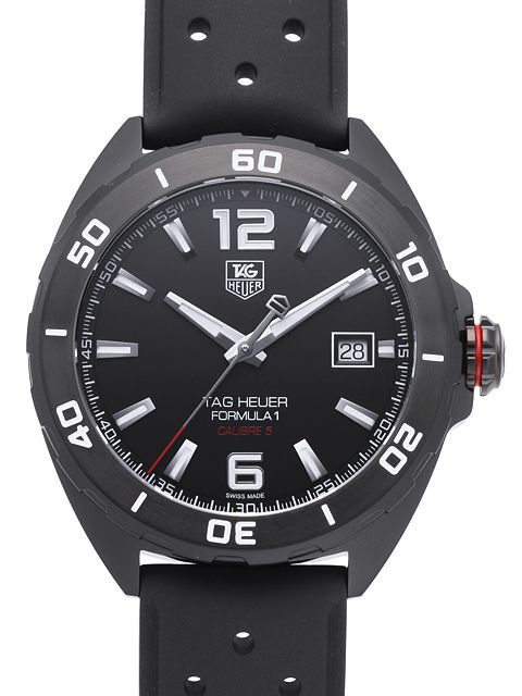 TAG Heuer Miesten kello WAZ2115.FT8023 Formula 1 Musta/Kumi Ø41 mm