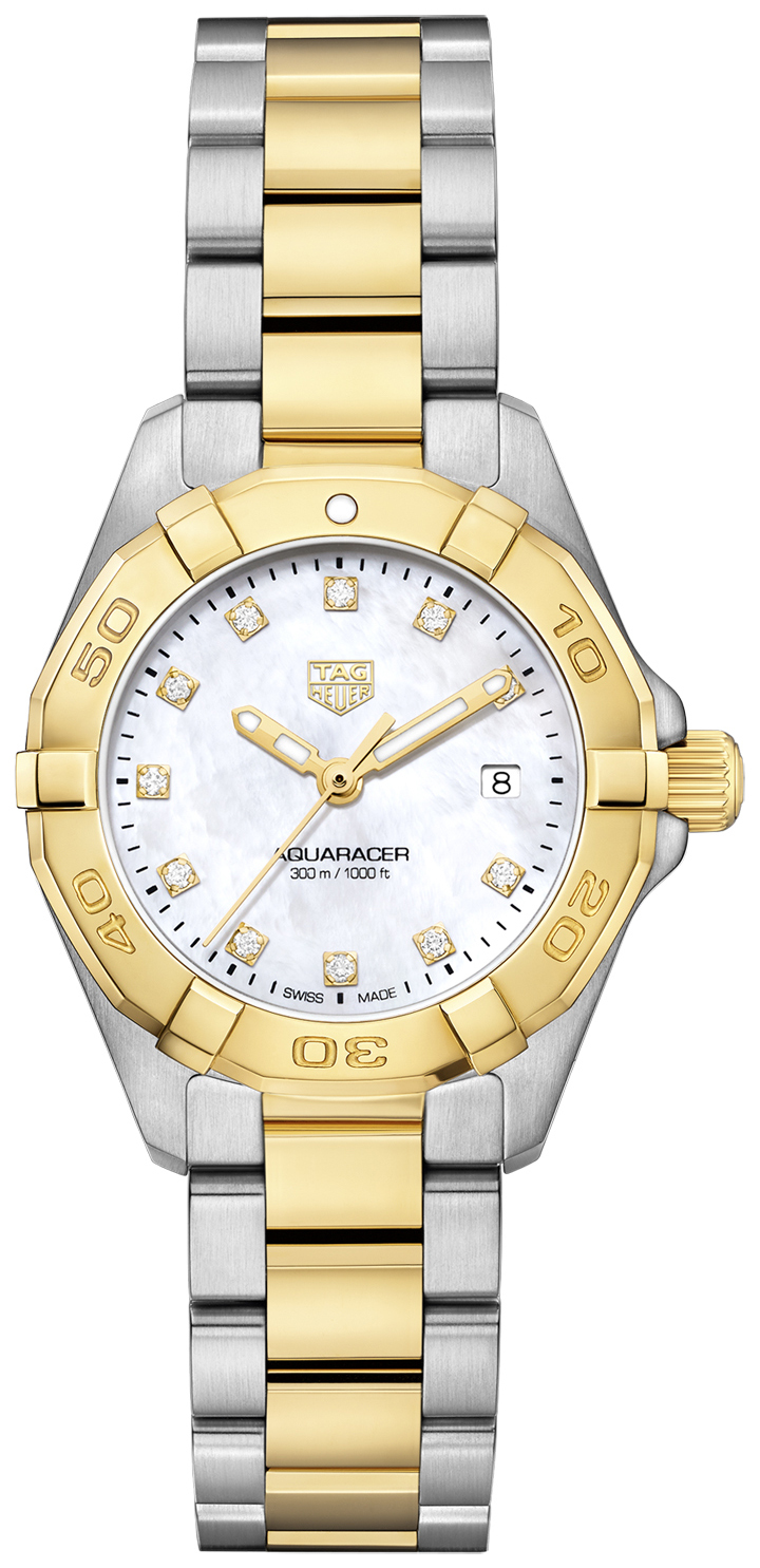 TAG Heuer Naisten kello WBD1422.BB0321 Aquaracer Lady Hopea/Teräs