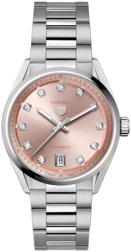 TAG Heuer Naisten kello WBN231D.BA0001 Carrera Pinkki/Teräs Ø36 mm