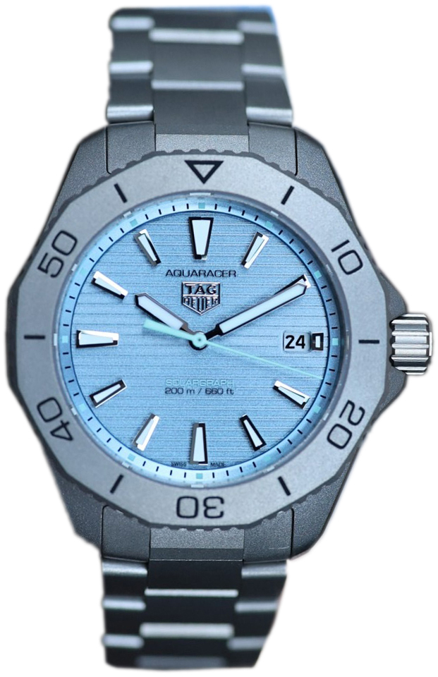 TAG Heuer Miesten kello WBP1182.BF0000 Aquaracer Sininen/Titaani Ø40