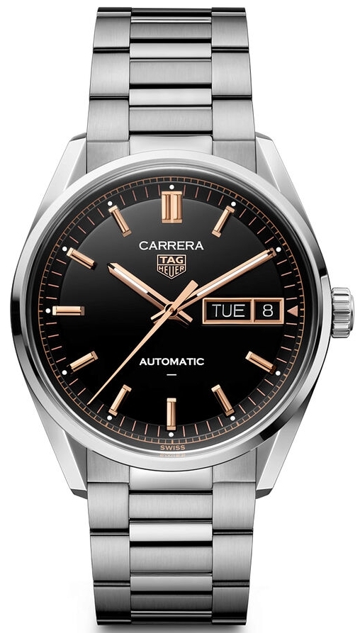 TAG Heuer Miesten kello WDA2111.BA0043 Carrera Musta/Teräs Ø41 mm