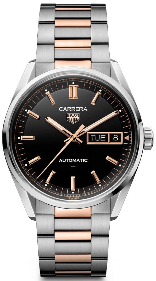 TAG Heuer Miesten kello WDA2111.BD0001 Carrera Musta/18K punakultaa