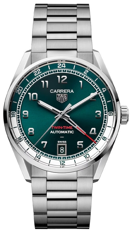 TAG Heuer Miesten kello WDA2114.BA0043 Carrera Sininen/Teräs Ø41 mm