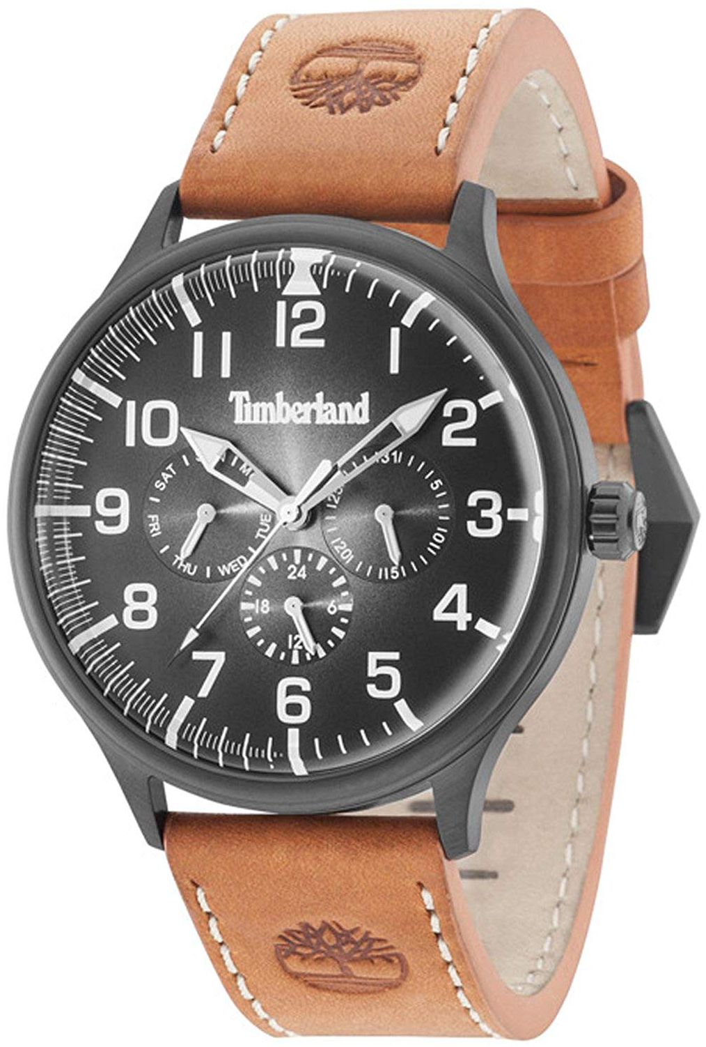 Timberland 99999 Miesten kello 15270JSB-02 Musta/Nahka Ø45 mm