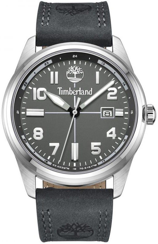 Timberland Miesten kello TDWGB2230704 Northbridge Harmaa/Nahka Ø45 mm