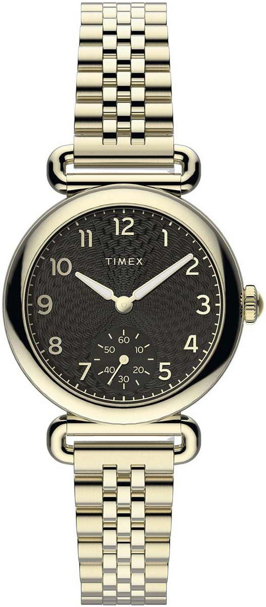 Timex Naisten kello TW2T88700 Musta/Teräs Ø33 mm