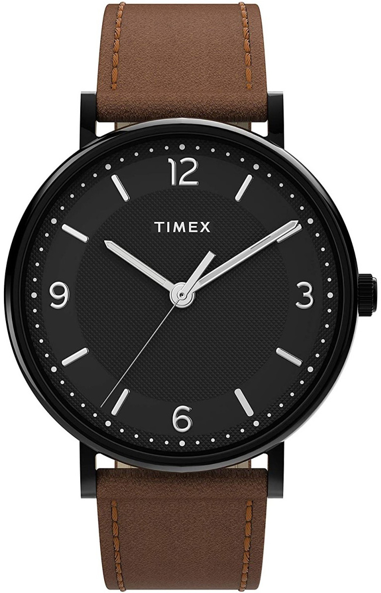 Timex 99999 Miesten kello TW2U67400 Musta/Nahka Ø41 mm