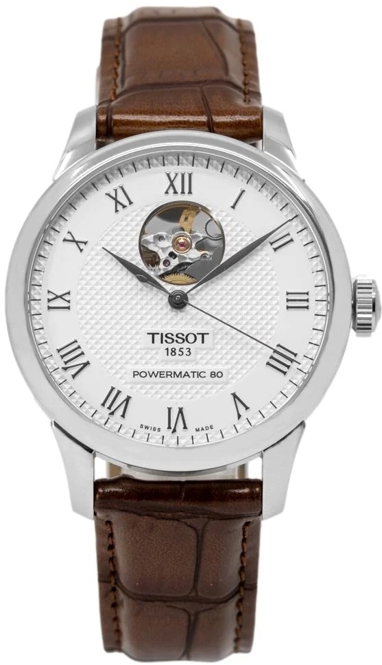 Tissot Miesten kello T006.407.16.033.01 Powermatic 80 Hopea/Nahka