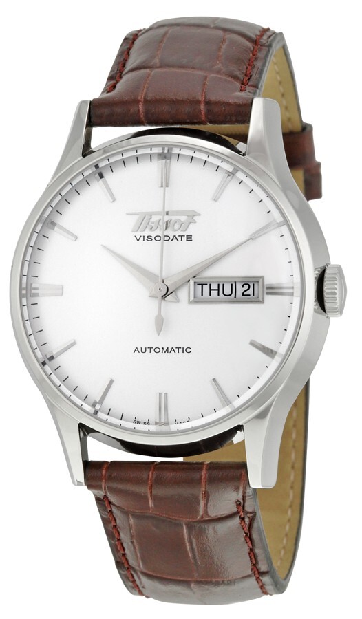 Tissot Miesten kello T019.430.16.031.01 Visodate Hopea/Nahka Ø40 mm