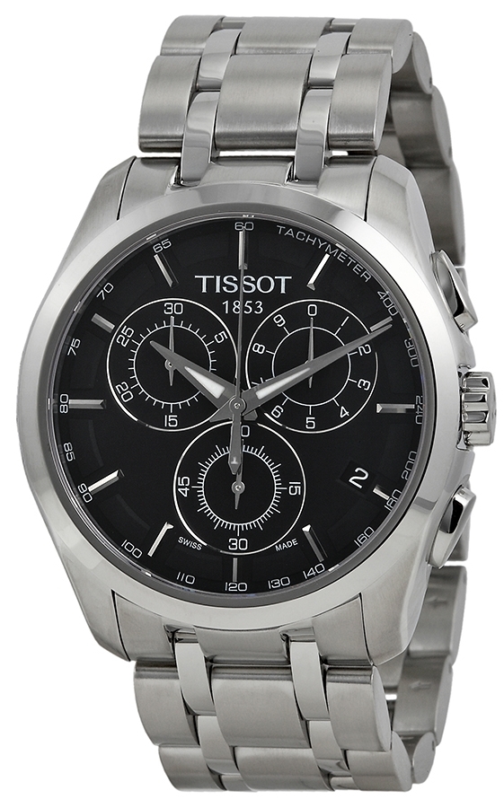 Tissot Miesten kello T035.617.11.051.00 Couturier Musta/Teräs Ø41 mm