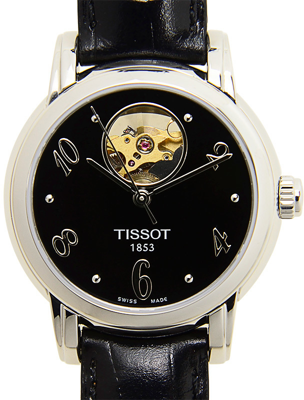 Tissot Naisten kello T050.207.16.057.00 Musta/Nahka Ø35 mm