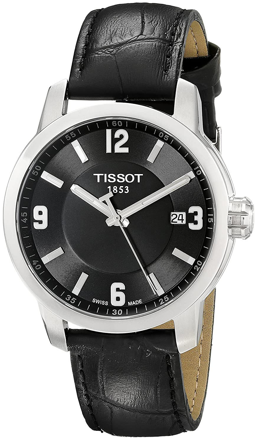 Tissot PRC 200 Miesten kello T055.410.16.057.00 Musta/Nahka Ø39.3 mm