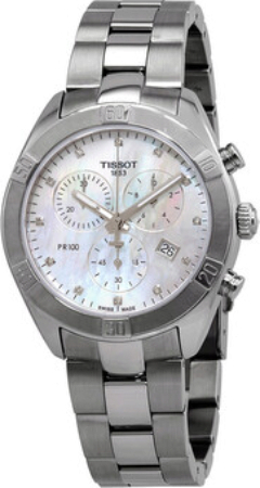 Tissot Naisten kello T101.917.11.116.00 Pr 100 Valkoinen/Teräs Ø38