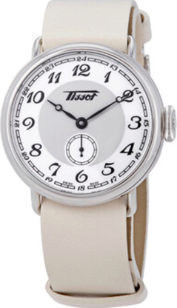 Tissot Heritage Naisten kello T104.228.16.012.00 Valkoinen/Nahka Ø36