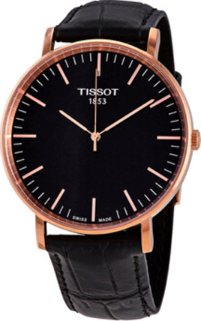 Tissot T-Classic Miesten kello T109.610.36.051.00 Musta/Nahka Ø42 mm