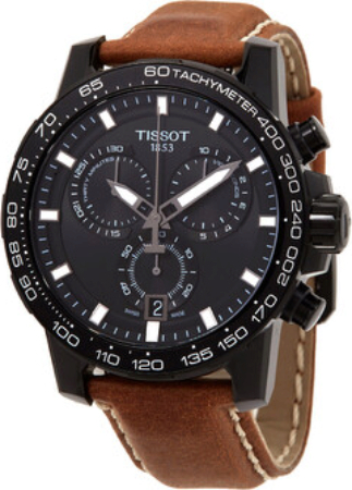 Tissot Miesten kello T125.617.36.051.01 Musta/Nahka Ø45.5 mm