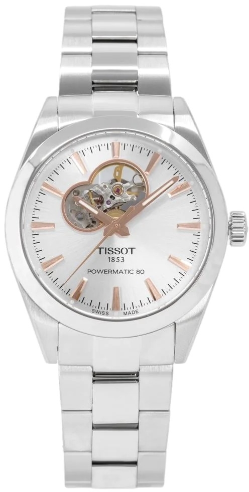 Tissot Miesten kello T127.407.11.031.01 Powermatic 80 Hopea/Teräs