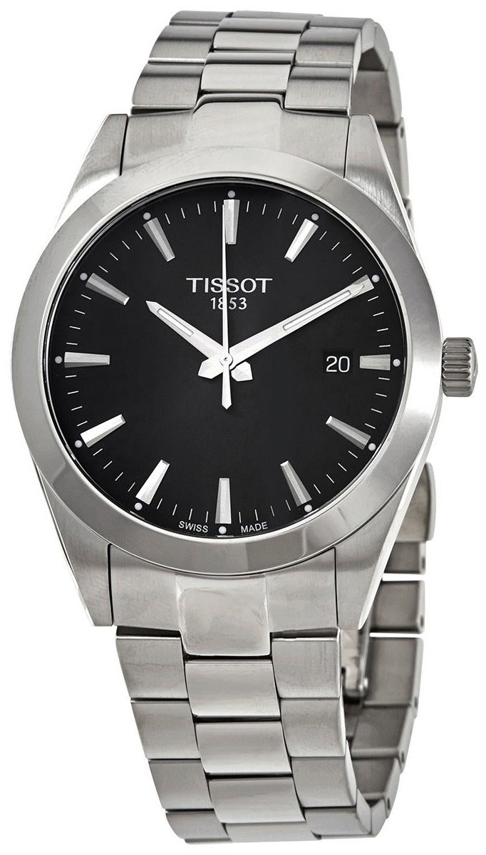 Tissot Miesten kello T127.410.11.051.00 T-Classic Musta/Teräs Ø40 mm