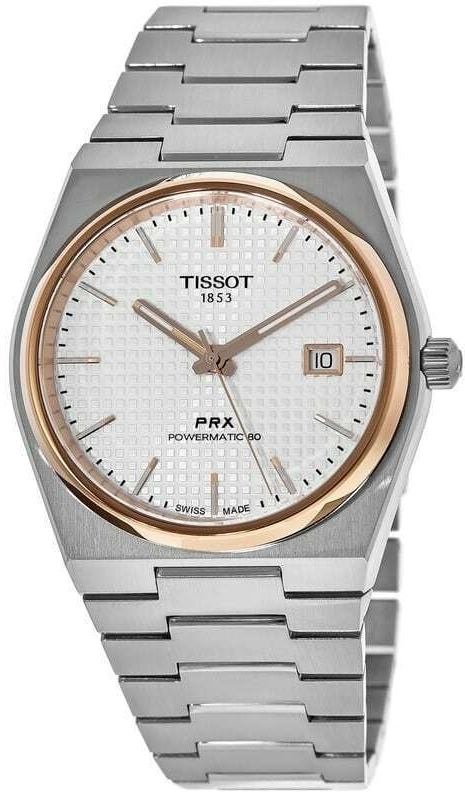 Tissot Miesten kello T137.407.21.031.00 Prx Hopea/Teräs Ø40 mm