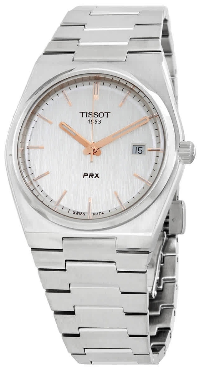 Tissot Miesten kello T137.410.11.031.00 Prx Hopea/Teräs Ø40 mm