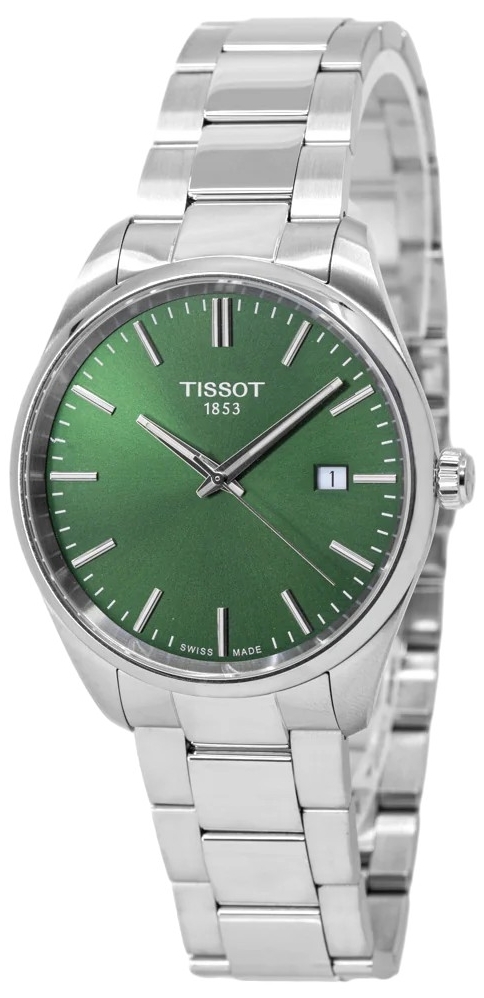 Tissot Miesten kello T150.410.11.091.00 Pr 100 Vihreä/Teräs Ø40 mm