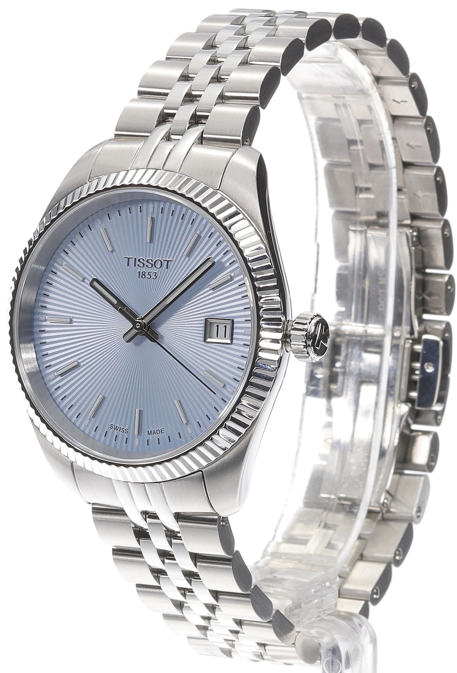Tissot Naisten kello T156.210.11.351.00 Ballade Sininen/Teräs Ø34 mm