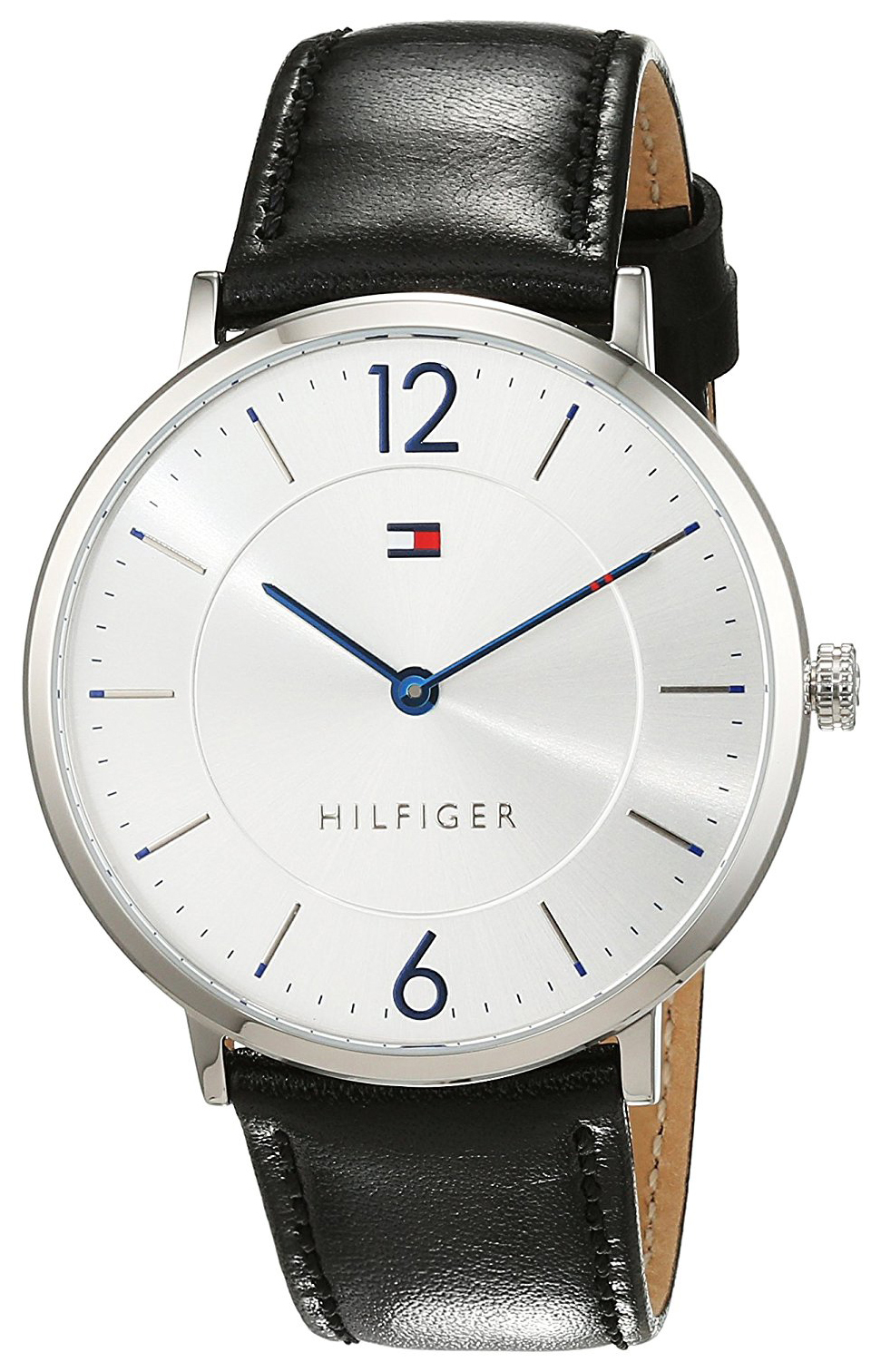 Tommy Hilfiger Miesten kello 1710351 Ultra Slim Hopea/Nahka Ø40 mm