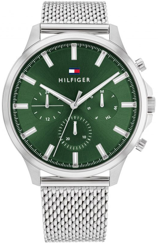 Tommy Hilfiger Miesten kello 1710499 Ryder Vihreä/Teräs Ø44 mm