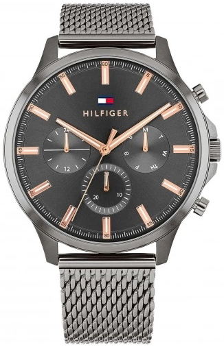 Tommy Hilfiger Miesten kello 1710500 Classic Musta/Teräs Ø44 mm