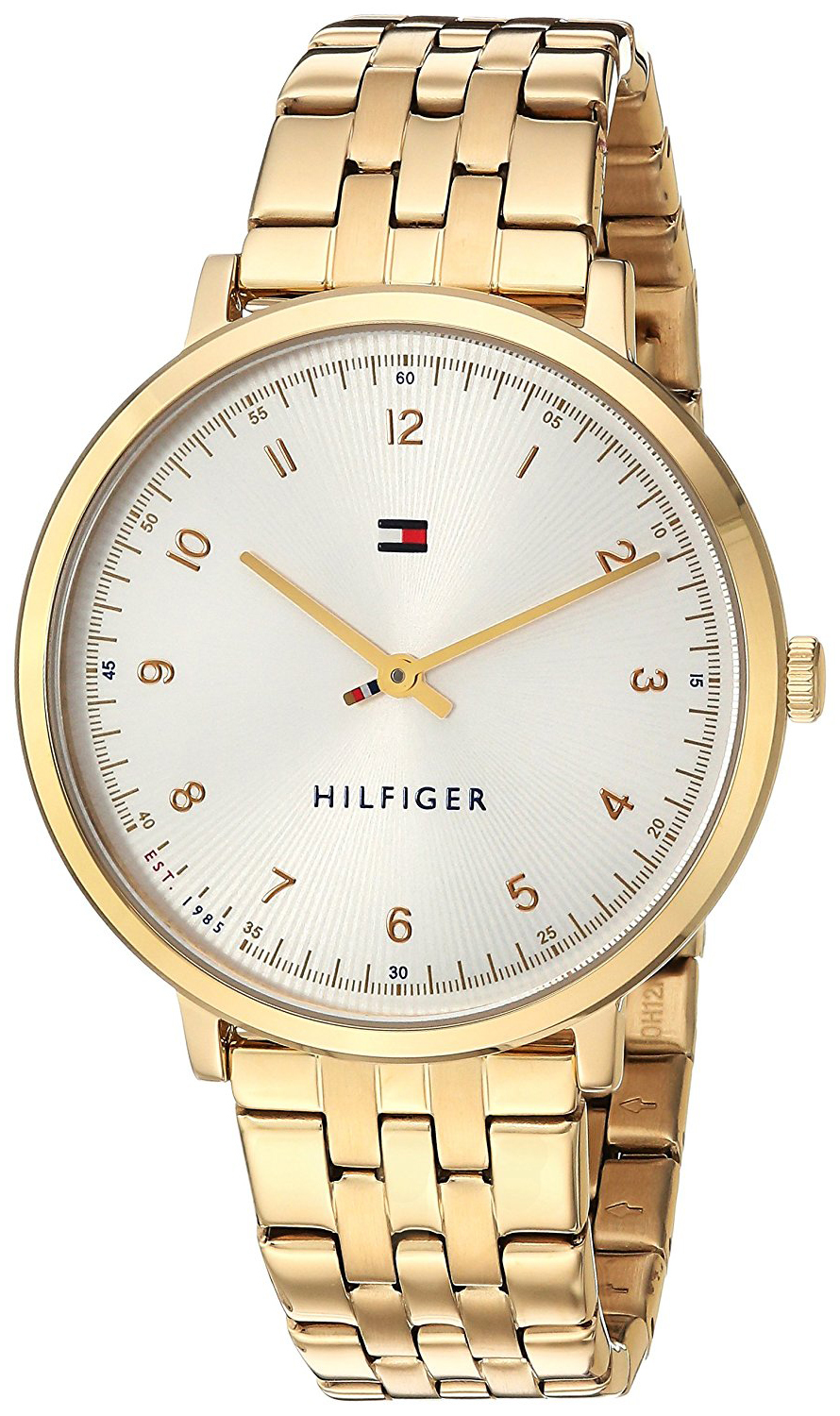 Tommy Hilfiger Dress Naisten kello 1781761 Hopea/Kullansävytetty