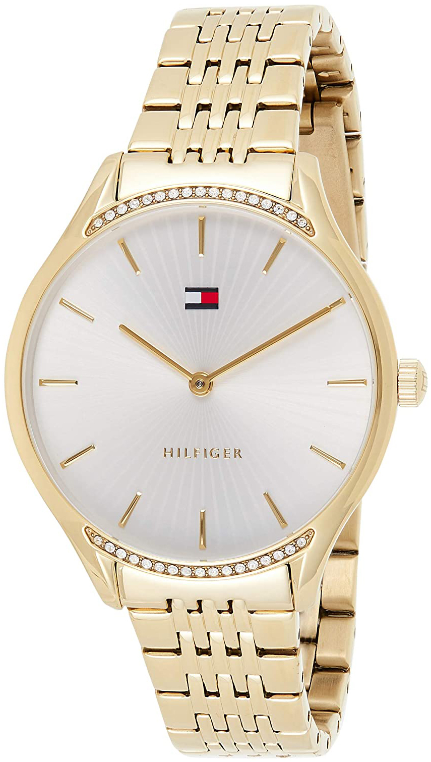 Tommy Hilfiger Naisten kello 1782211 Hopea/Kullansävytetty teräs