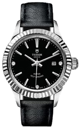 Tudor Naisten kello 12110-0025 Style Musta/Nahka Ø28 mm