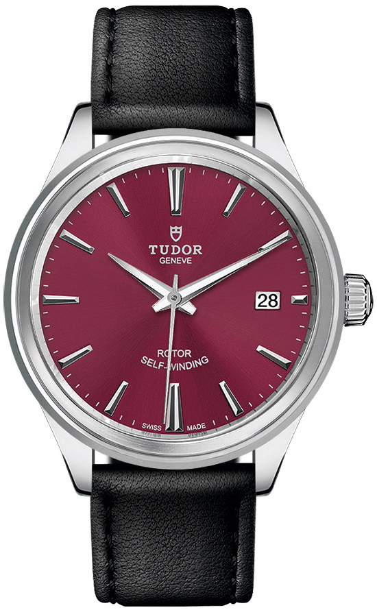 Tudor 12500-0012 Style Punainen/Nahka Ø38 mm