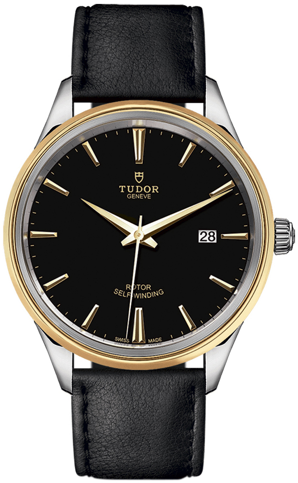 Tudor Miesten kello 12703-0009 Style Musta/Nahka Ø41 mm