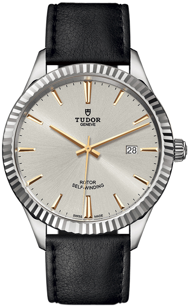 Tudor Miesten kello 12710-0023 Style Hopea/Nahka Ø41 mm