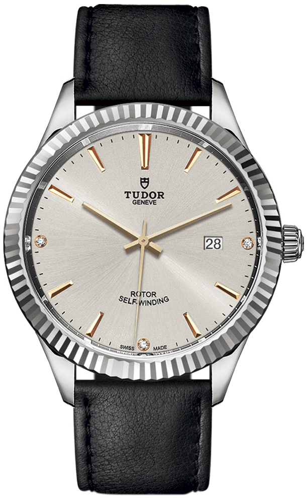 Tudor Miesten kello 12710-0026 Style Hopea/Nahka Ø41 mm