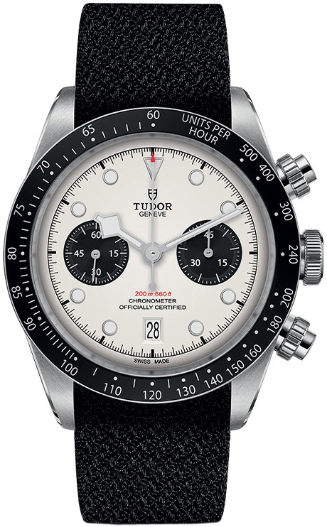 Tudor Miesten kello M79360N-0008 Black Bay Valkoinen/Tekstiili Ø41 mm