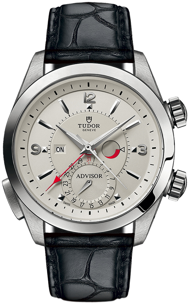 Tudor Miesten kello M79620T-0011 Heritage Hopea/Nahka Ø42 mm