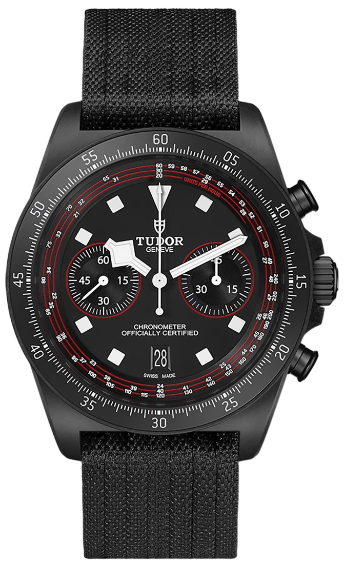 Tudor Miesten kello M25827KN-0001 Pelagos FXD Chrono Musta/Tekstiili