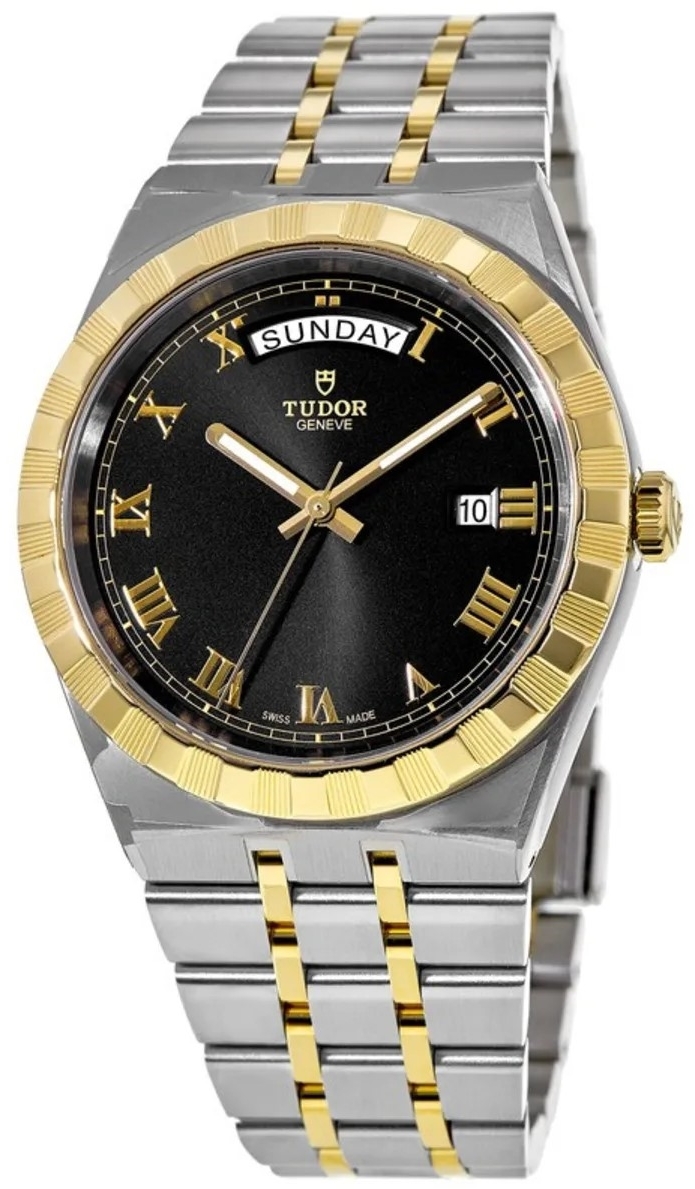 Tudor Miesten kello M28603-0003 Royal Musta/18K keltakultaa Ø41 mm