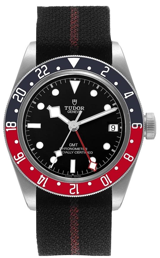 Tudor Miesten kello M79830RB-0012 Black Bay GMT Valkoinen/Tekstiili