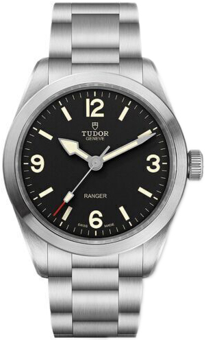 Tudor M79950-0001 Ranger Musta/Teräs Ø39 mm