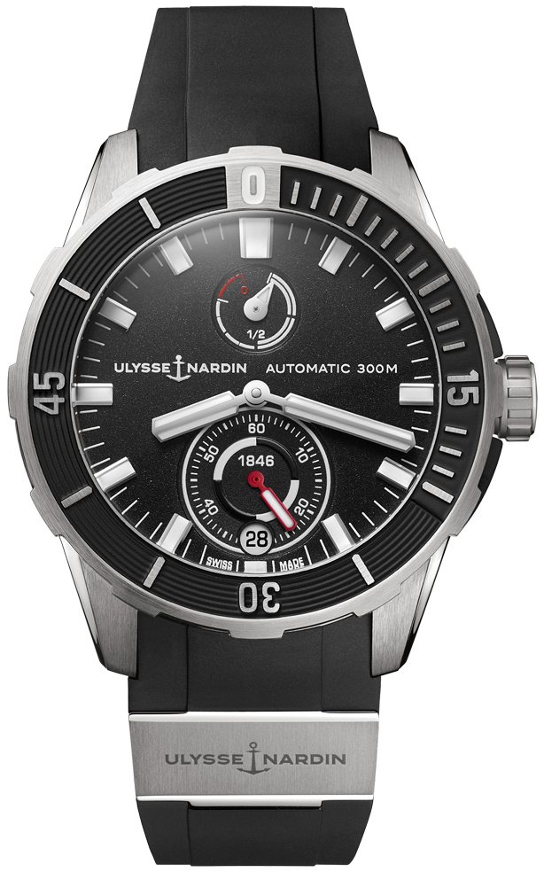 Ulysse Nardin Miesten kello 1183-170-3-92 Diver Musta/Kumi Ø44 mm