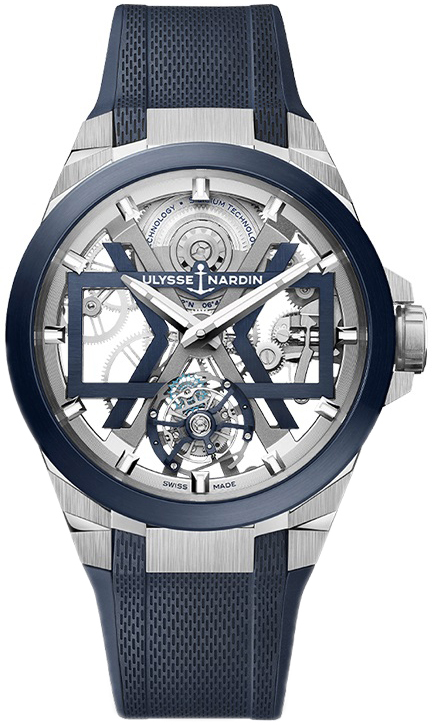 Ulysse Nardin Miesten kello 1723-400-3A-03 Blast Luurankokello/Kumi