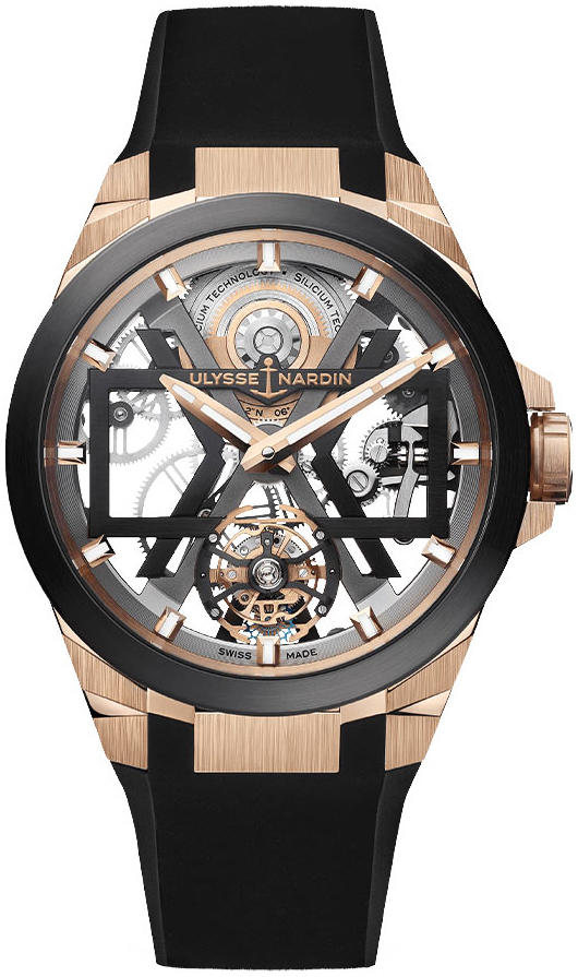 Ulysse Nardin Miesten kello 1725-400-3B-02 Blast Luurankokello/Kumi