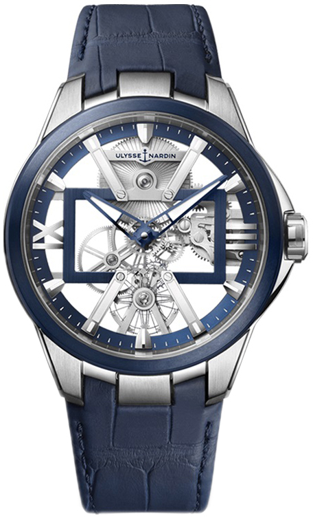 Ulysse Nardin Miesten kello 3713-260-03 Blast Luurankokello/Nahka