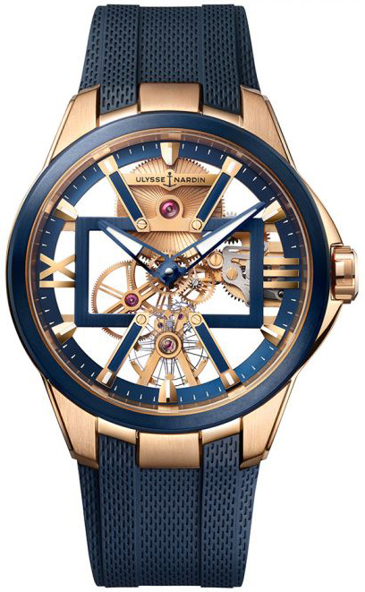 Ulysse Nardin Miesten kello 3716-260-3-03 Blast Luurankokello/Kumi