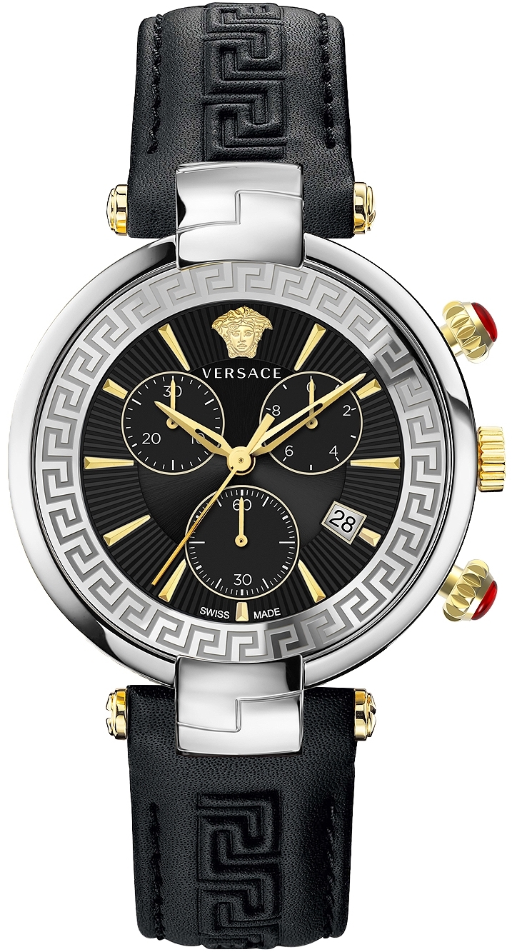 Versace Miesten kello VE2M00121 Revive Musta/Nahka Ø41 mm