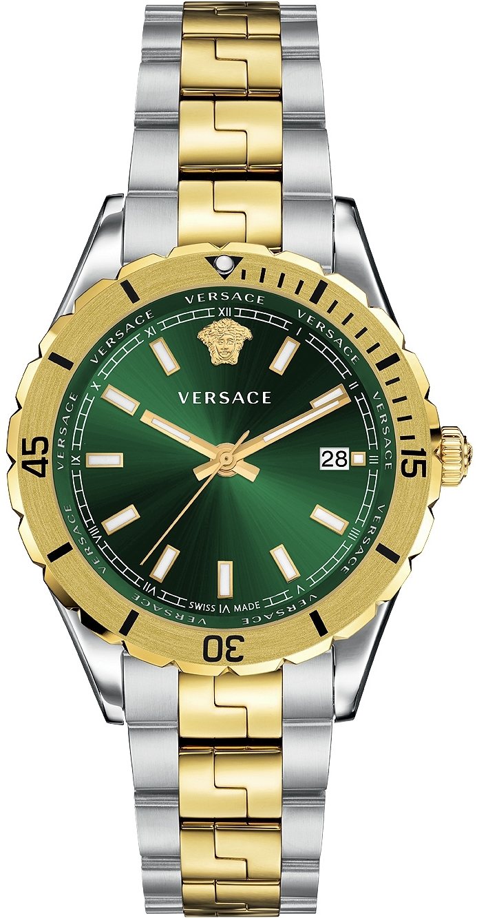 Versace Miesten kello VE3A00720 Hellenyium Vihreä/Teräs Ø42 mm