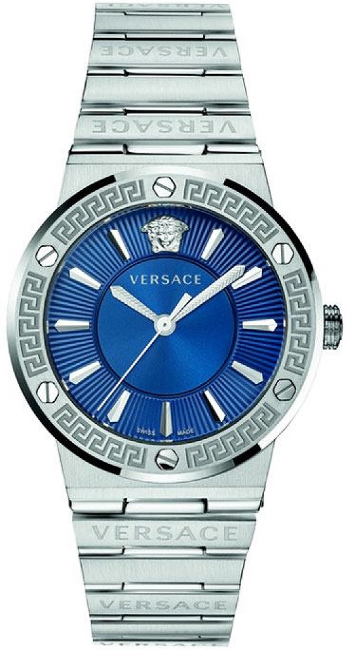 Versace Miesten kello VEVH00520 Greca Sininen/Teräs Ø38 mm